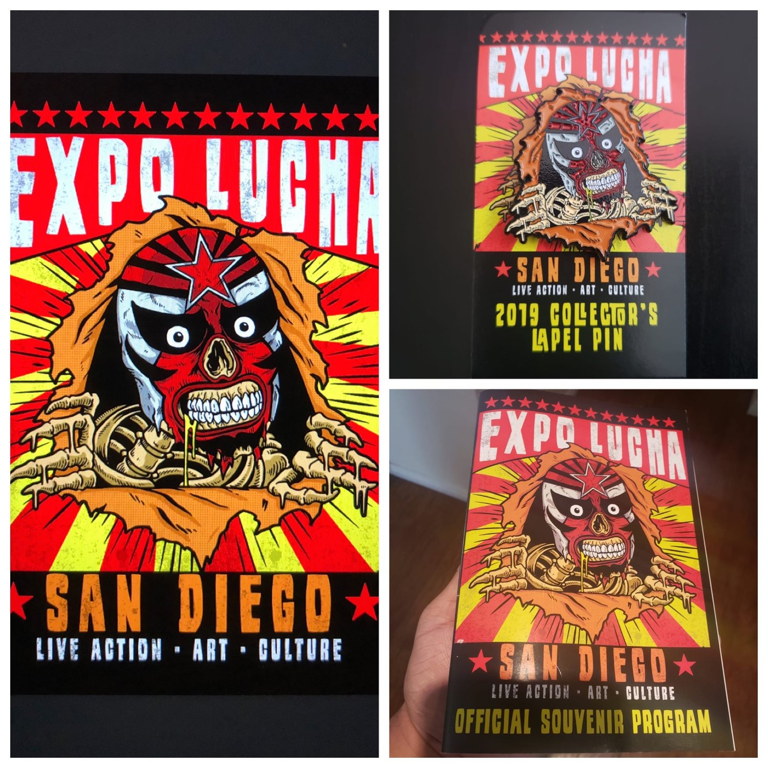 Image of Expo Lucha 2019 Pin/Progam Pack
