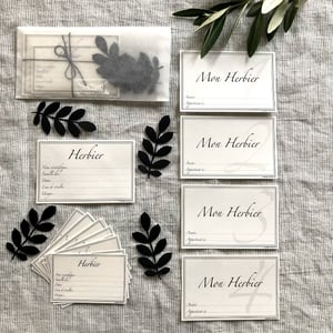 Image of ETIQUETTES MON HERBIER ou GRAINES À PLANTER