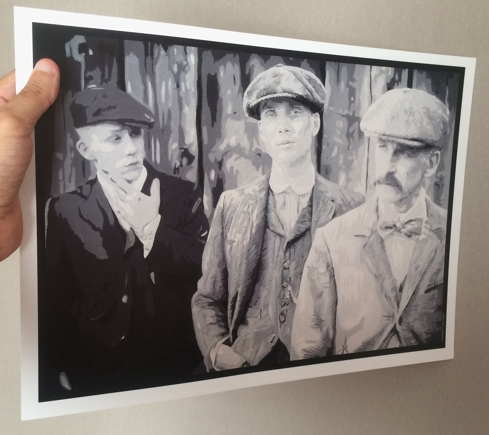 Image of Peaky Blinders ‘Business Is Business’ A3 Print 