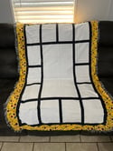 Sunflower sublimation Throw Blanket 