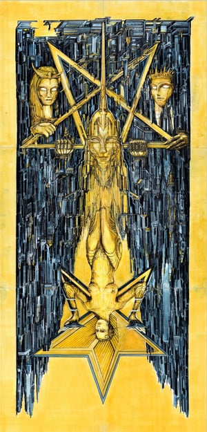 Image of IMPERIAL TRIUMPHANT 'GOLDSTAR' POSTER PRINT