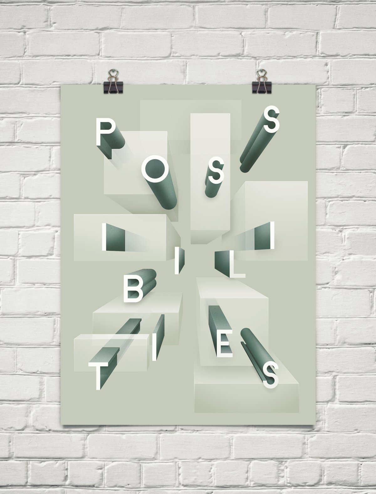 Image of Possibilities Typography Print