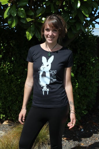Image of Women's T-Shirt - Say No To Animal Testing 