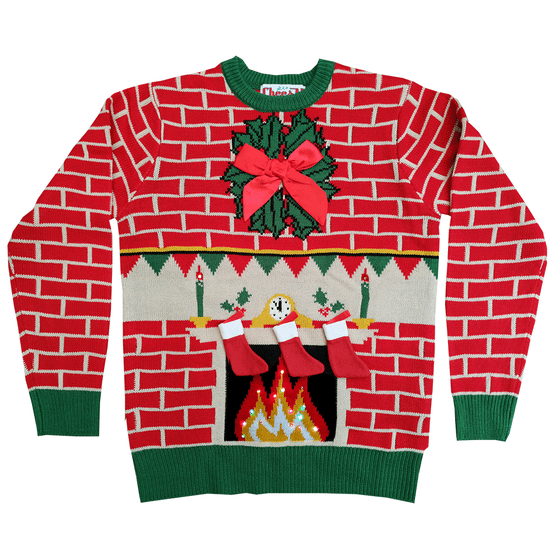 light up christmas tree jumper