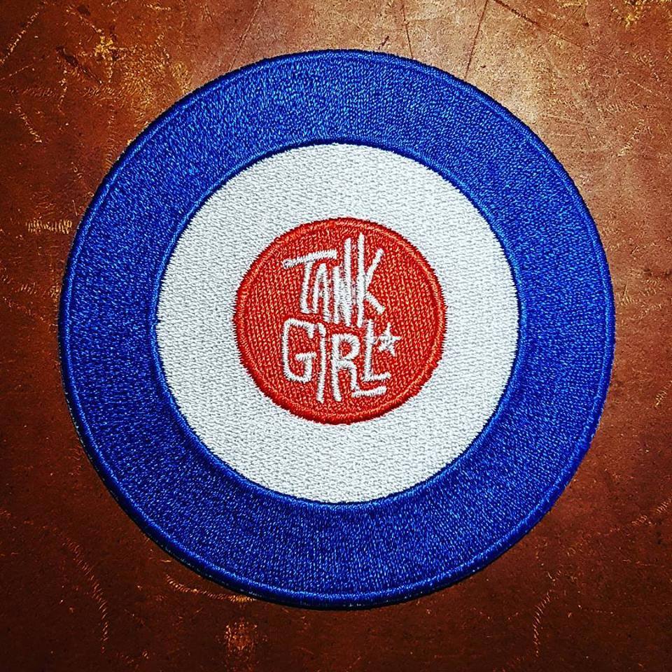 Image of TANK GIRL TARGET PATCH (with TANK GIRL PRINT!)