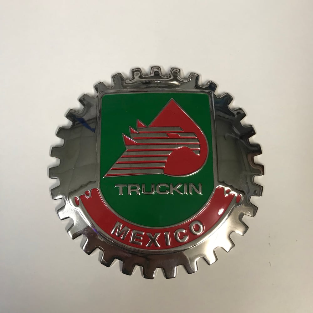 Mexico Gold/Black Grill Badge HID Kitz