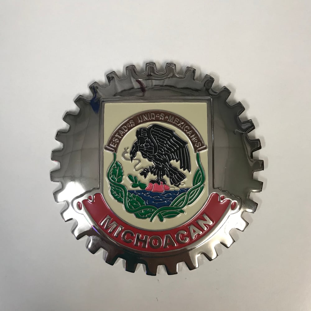 Mexico Gold/Black Grill Badge HID Kitz