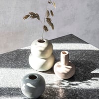 Image 2 of Mini Bobbles vase, Dusty Green