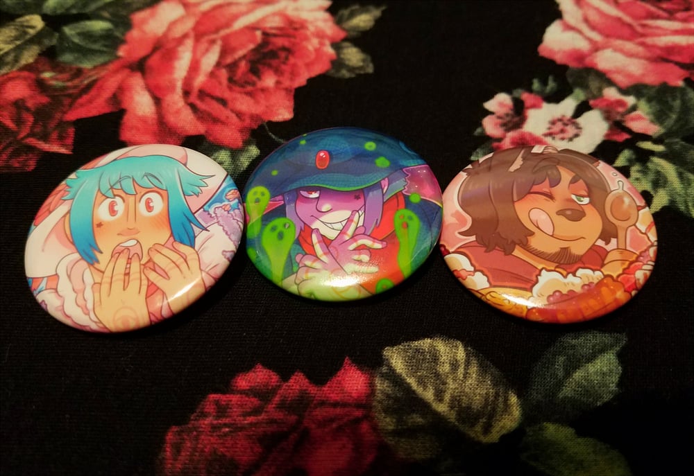 Solanaceae - Pin-back Buttons