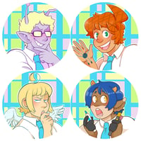 Image 2 of Space School - Pin-back Buttons