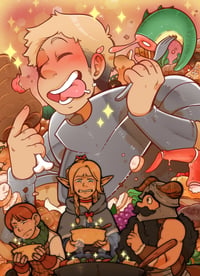 Image 3 of Delicious in Dungeon - Fanart Print