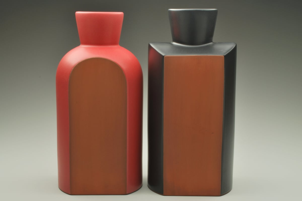 Image of Round & Square Shoulder Vases