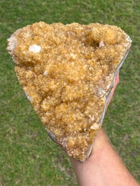 Image 13 of Citrine & Calcite Statement Cluster | Brazil #3038