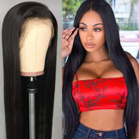 Straight 13x4 lace front wig | Virgin Remy