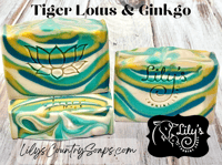 Image 1 of Tiger Lotus & Ginkgo Goat Milk Soap