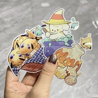 Image 2 of Spooky Halloween Pup Stickers