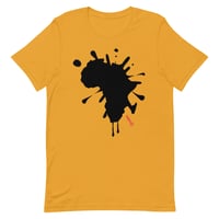 Image 3 of Africa Ink Splash Unisex Tee - Black