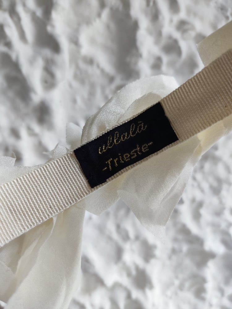 Image of Cerchietto romantico fiocchi avorio 