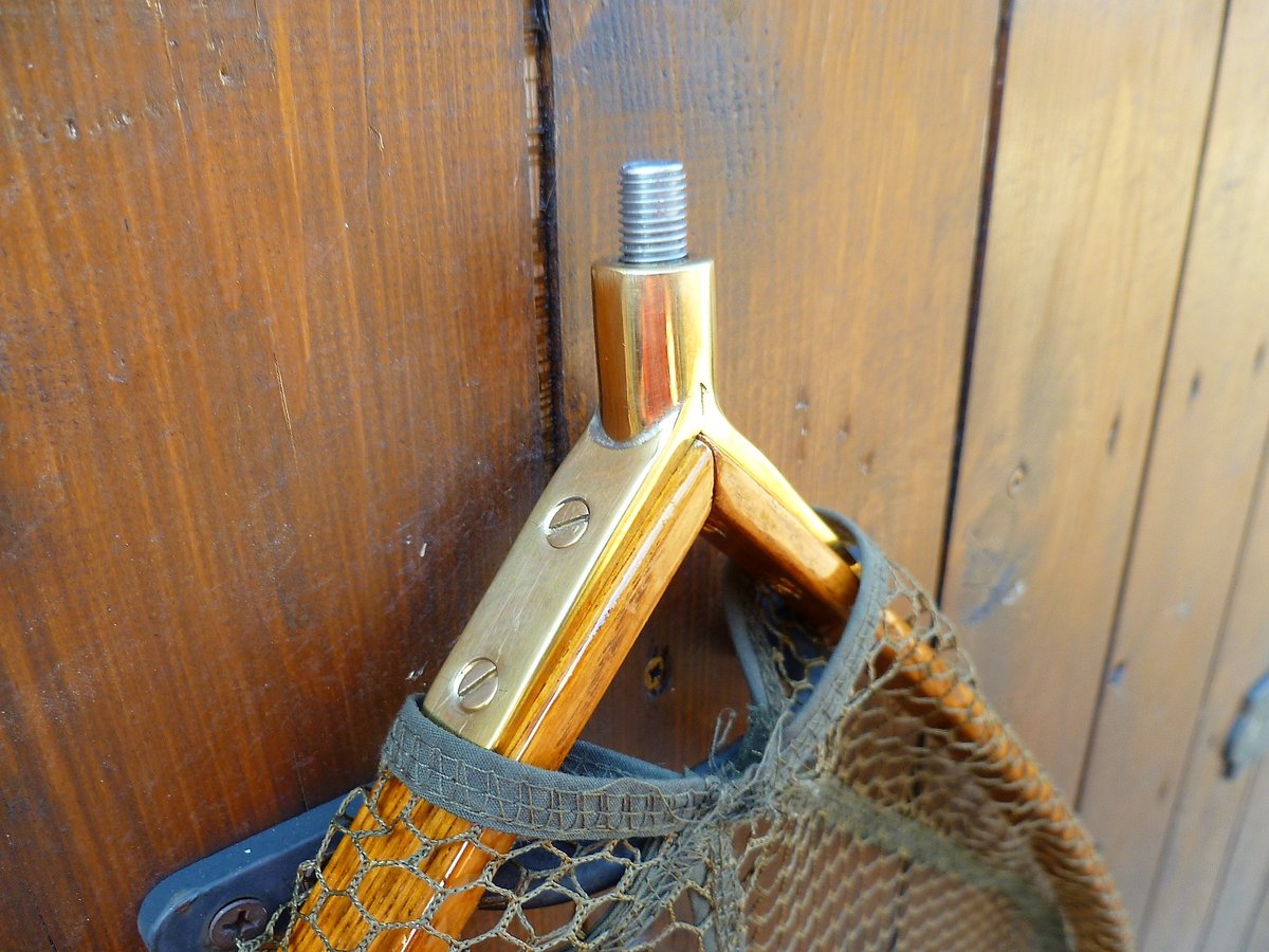 Image of Traditional Ash framed landing net