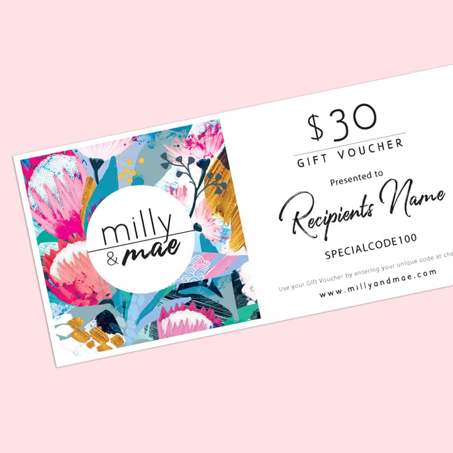 DIgital Gift Vouchers | Milly and Mae