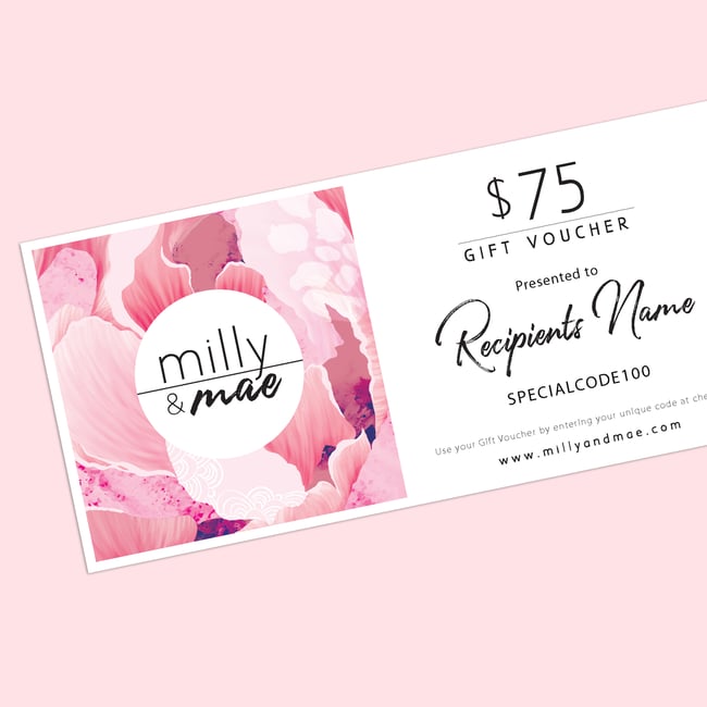 DIgital Gift Vouchers | Milly and Mae