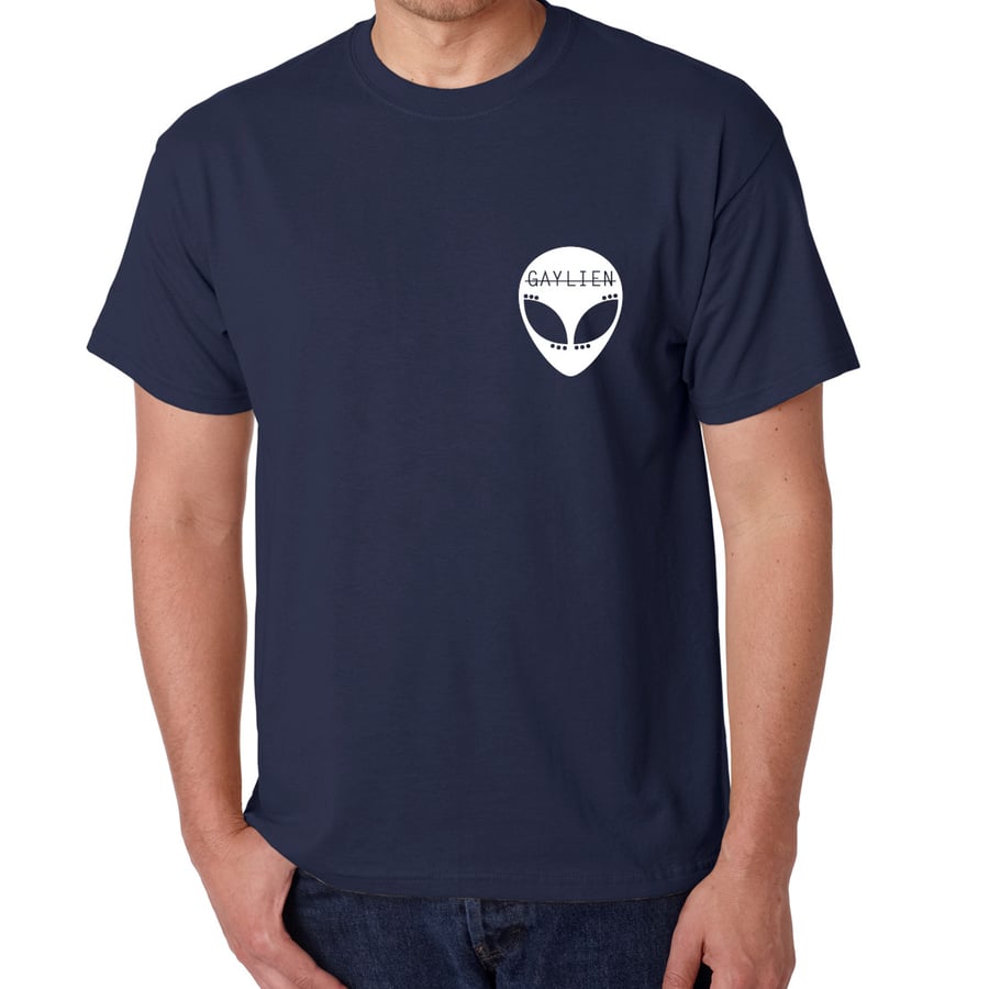 Image of NAVY GAYLIEN T-SHIRT