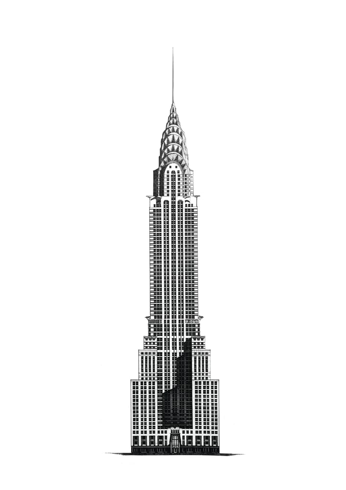 Nick Coupland Illustration Chrysler Building