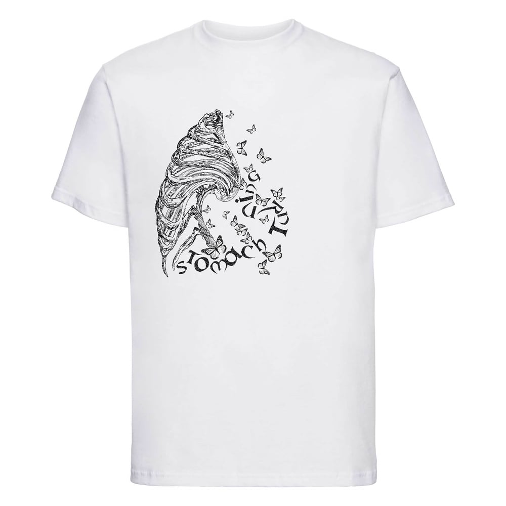 Stomach Turning Tee / White | Idle Minds Club