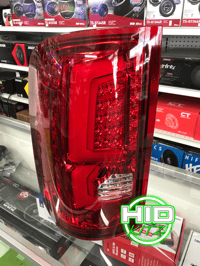 Image 1 of 07-13 GMC Sierra LED Tail Lights C-Style