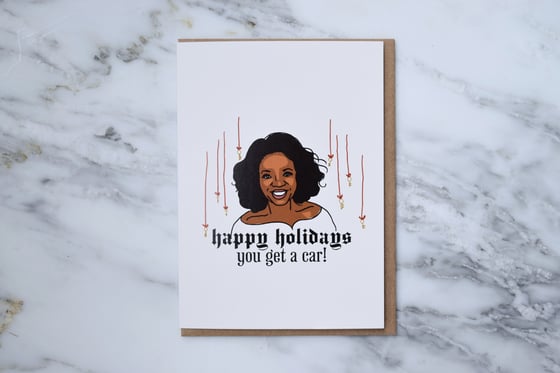 Image of Oprah Holiday Card