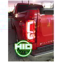 Image 2 of 07-13 Chevrolet Silverado LED Tail Lights C-Style