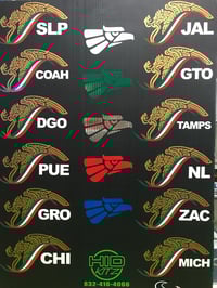 Gold Eagle Decal