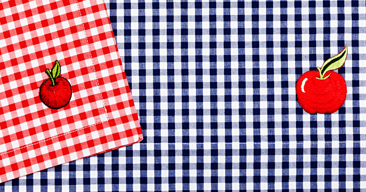 Image of Set tovaglietta + tovagliolo Back to School-Back to school napkin and placemat set