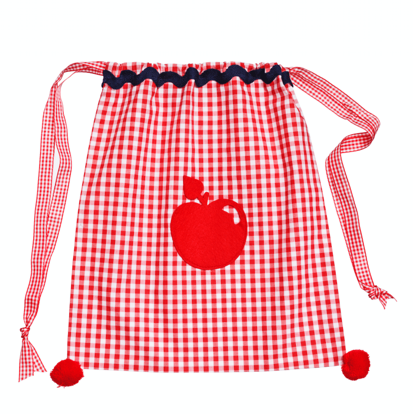 Image of Borsa a sacchetto Back to School - Back to School gingham kids bag