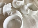Vintage Set of shell napkin holders 
