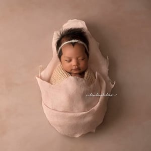 Image of Merino Silk Felted Layer with Organic Look - Vintage Pink