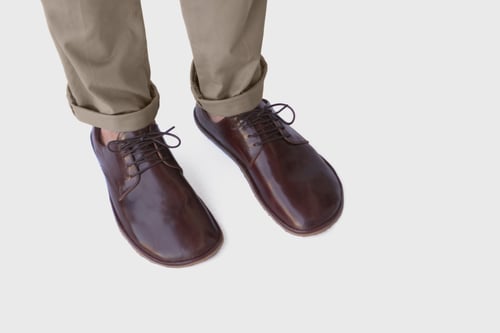 Image of Plain Toe Derby - Glorious Brown