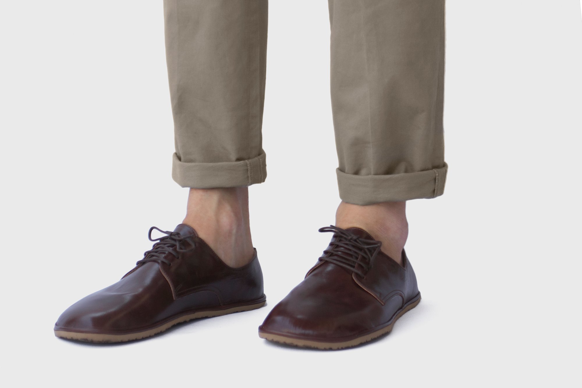 Image of Plain Toe Derby - Glorious Brown