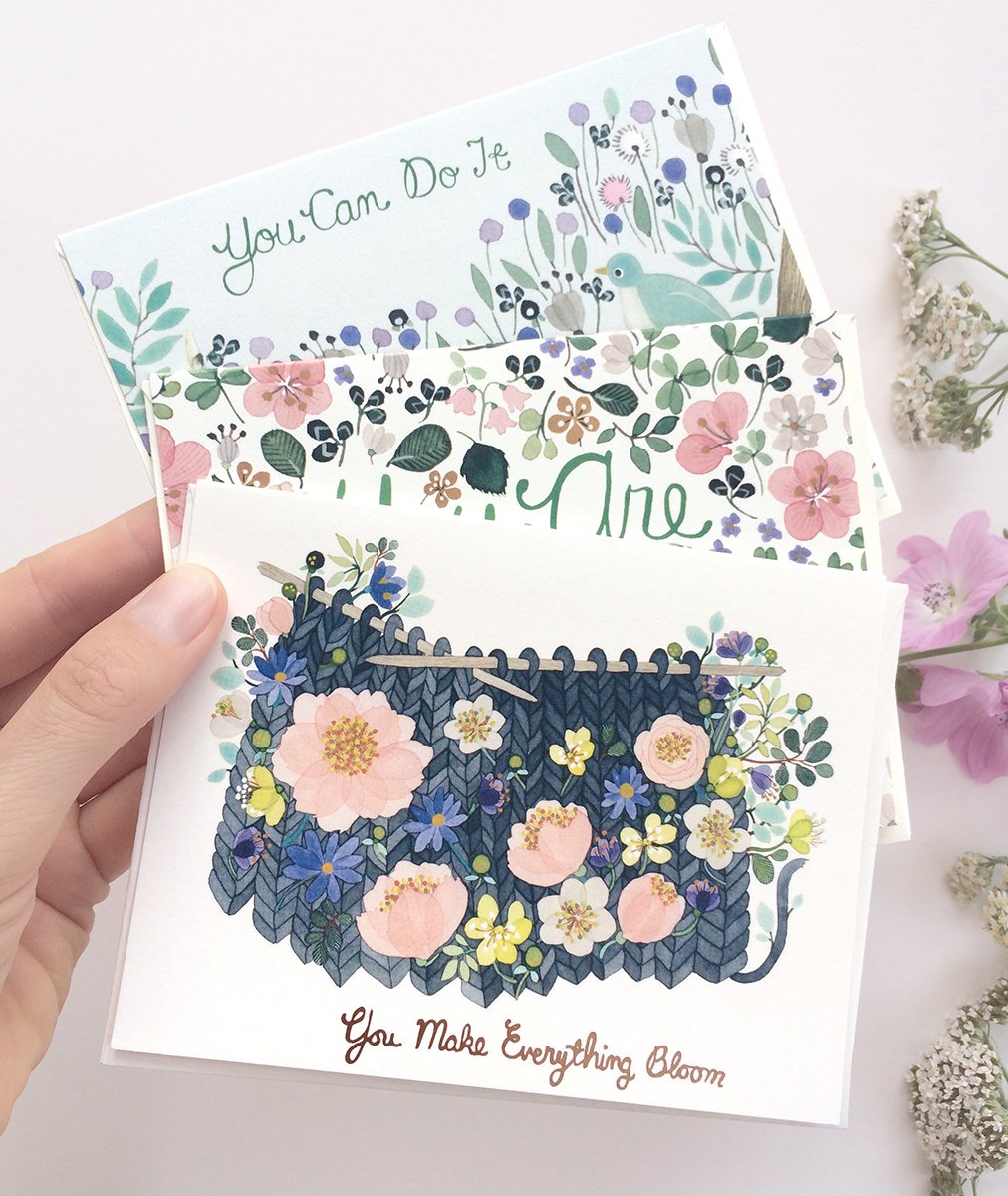 Image of You Can Do It Greeting Cards, pack of 3