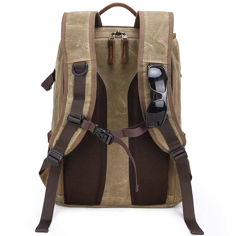 canvas camera backpack