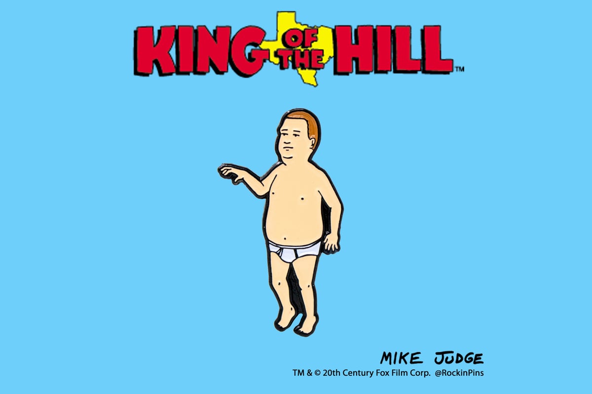 King of the Hill - Bobby Hill Underwear Enamel Pin.
