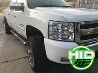 Image 2 of 07-13 Chevrolet Silverado Chrome Clear Headlights