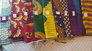 Image of Ankara print loose-fitting top