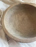 Shallow Wooden Bowl #118