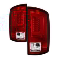 Image 1 of 06-08 Dodge ram led tail lights c-style red