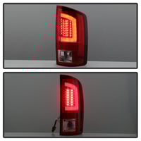 Image 2 of 06-08 Dodge ram led tail lights c-style red