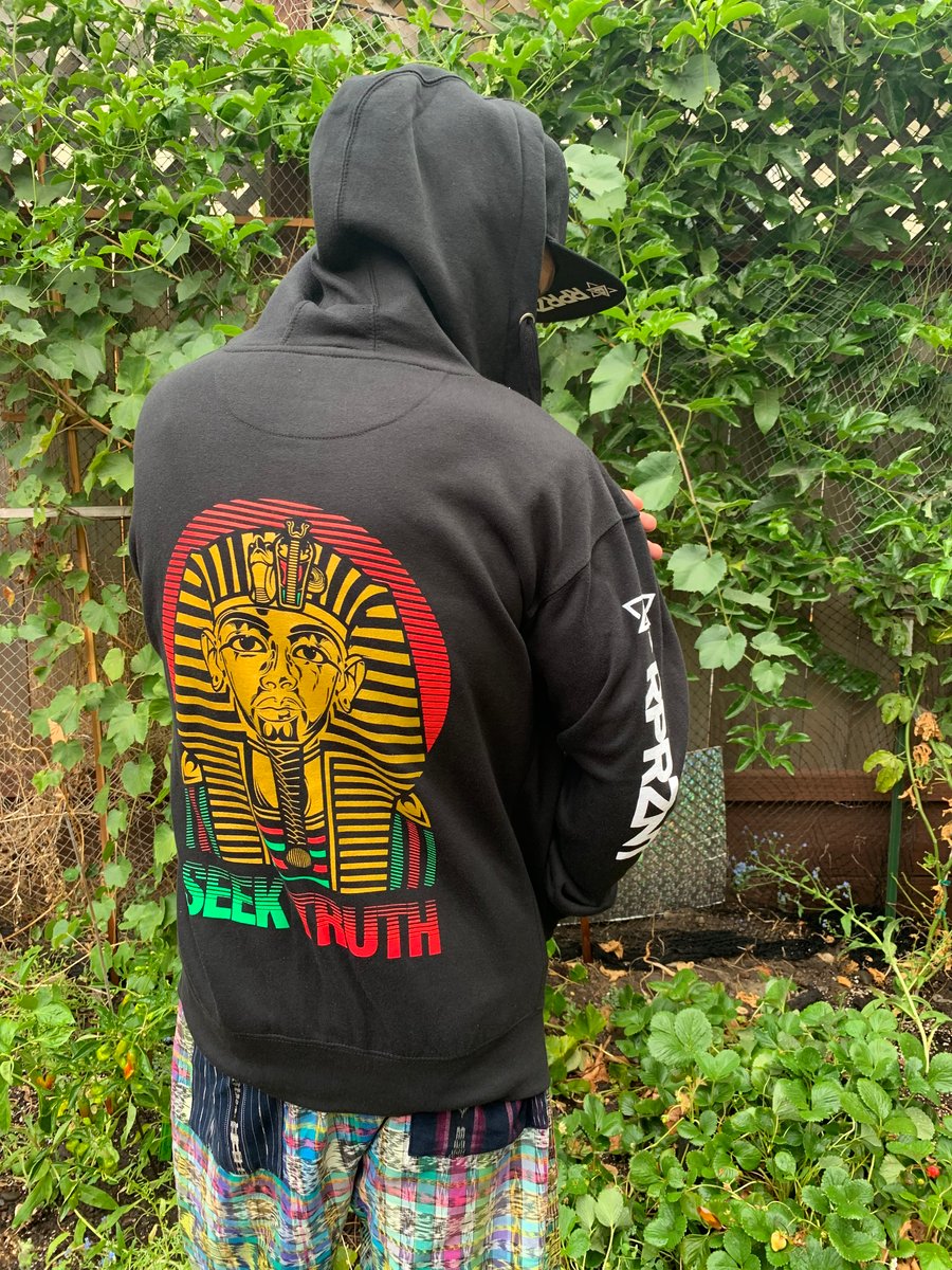 Image of Seek Truth Rasta Limited Zip Up Hoodie