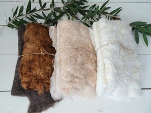 Image of Dream Curly 2pc felted set