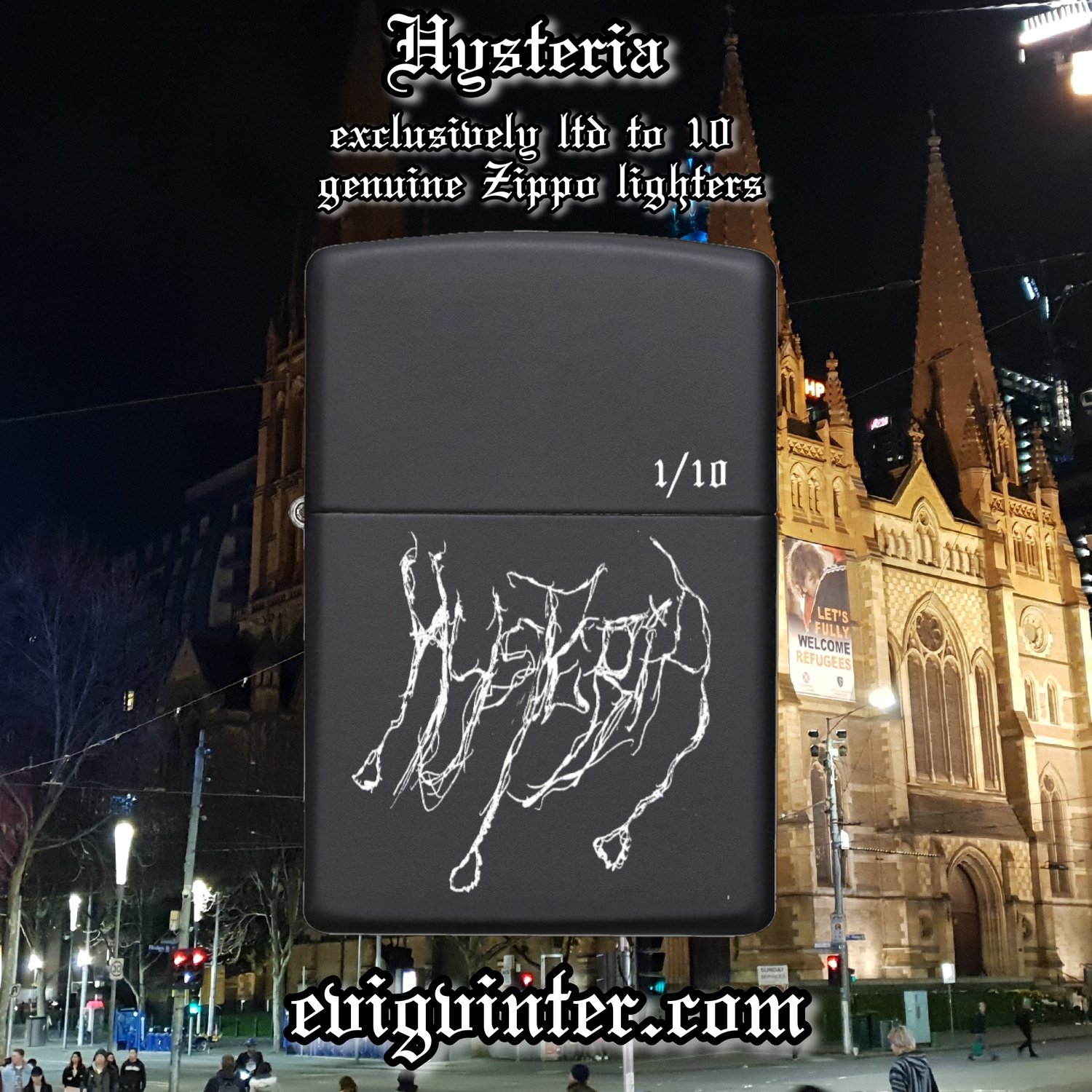 Image of Hysteria Genuine Zippo Lighter