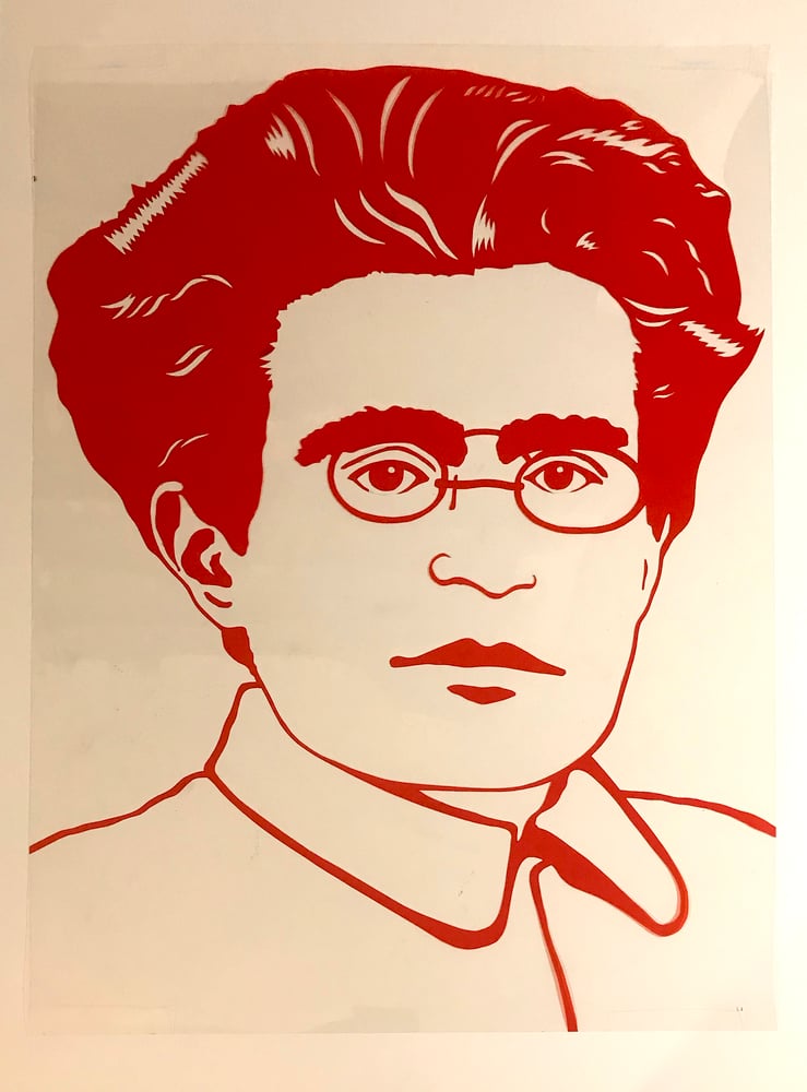 Image of Antonio Gramsci Rubylith